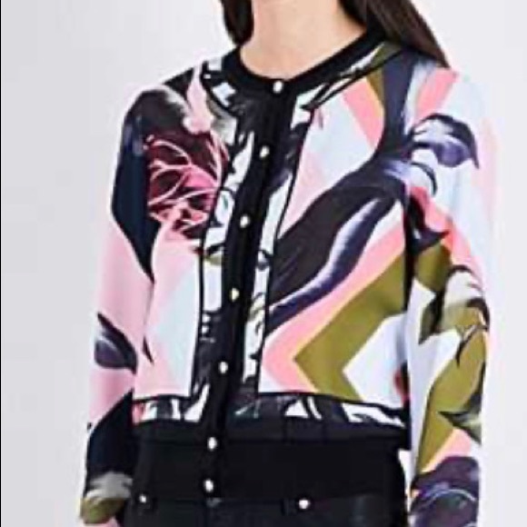 TED BAKER Rose Gold Button Cardigan - Picture 2 of 9